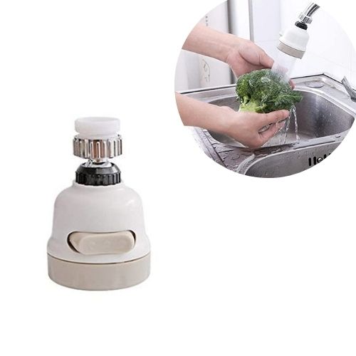 Cap flexibil de robinet, Zola, 3 tipuri de jet, functie 360 grade Cap flexibil de robinet, Zola, 3 tipuri de jet, functie 360 grade